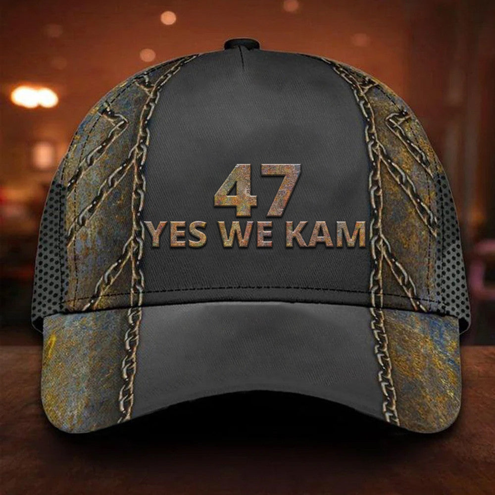 47 Yes We Kam Hat Kamala Harris Campaign Democrat Hat Gifts For Boyfriend